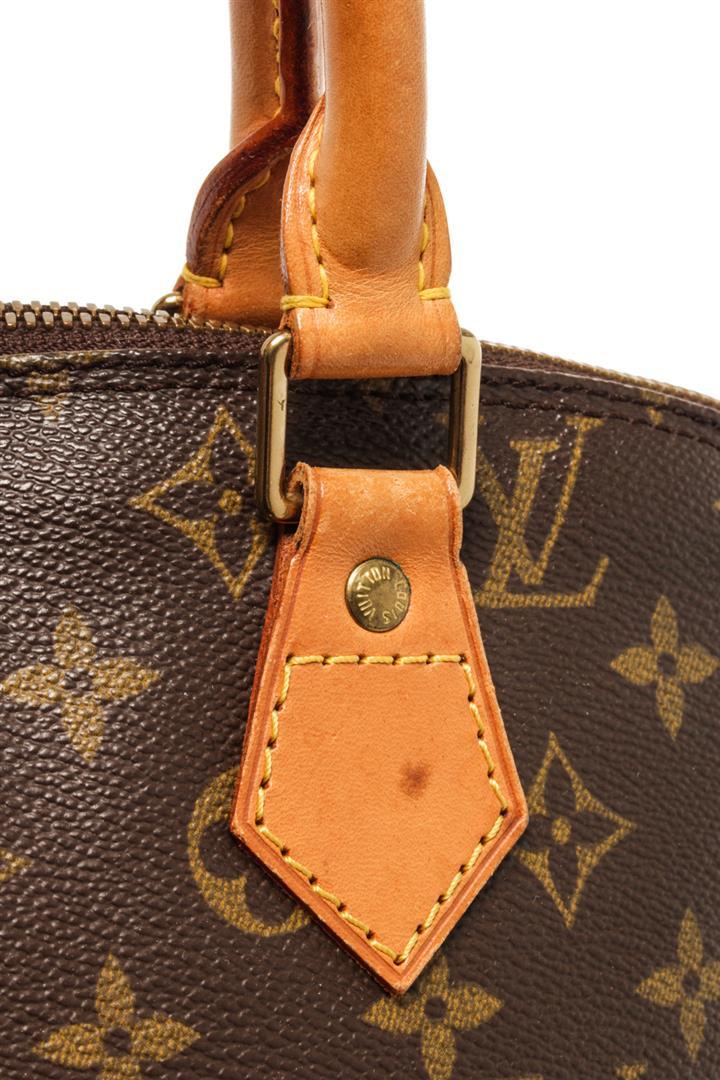 Louis Vuitton Brown Monogram Canvas Alma Handbag