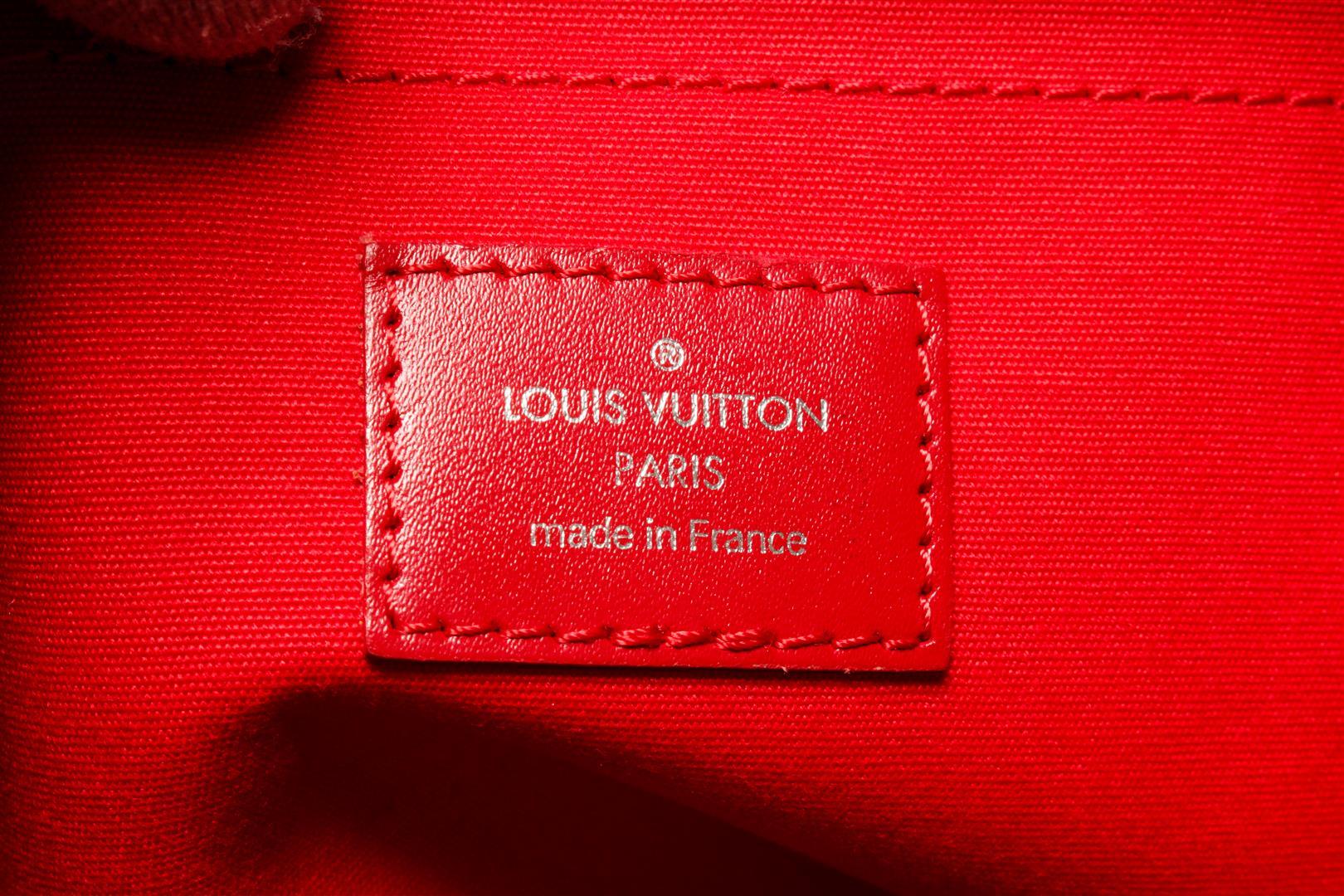 Louis Vuitton Red Epi Leather Passy Handbag