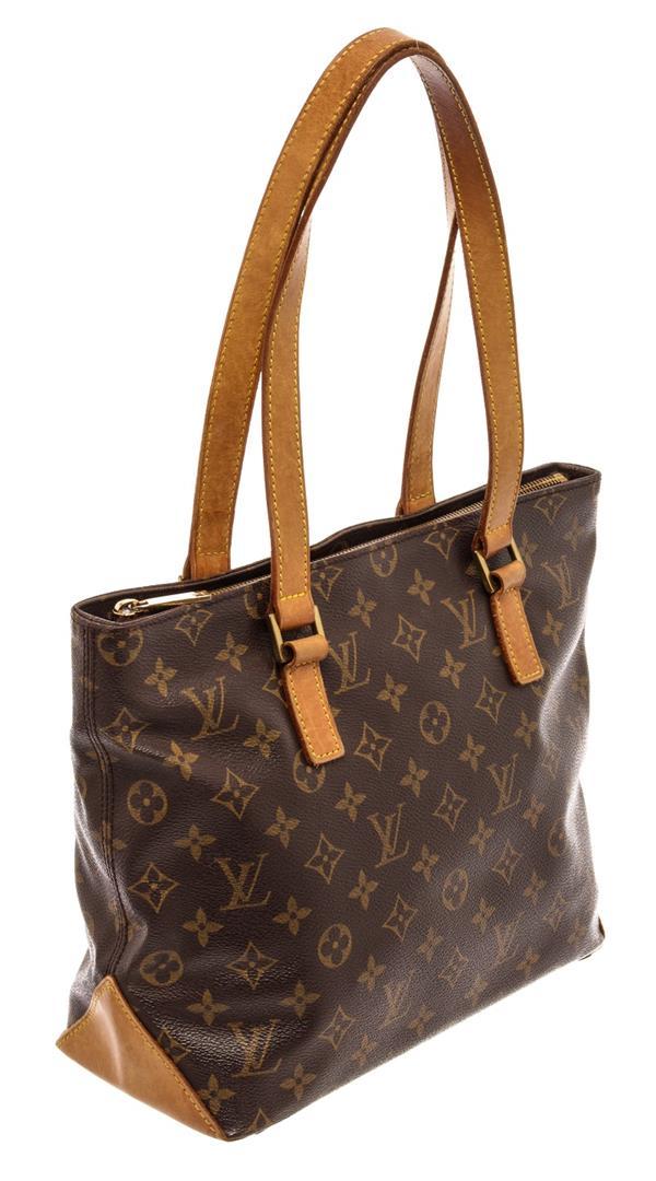 Louis Vuitton Brown Monogram Leather Cabas Piano Tote Bag