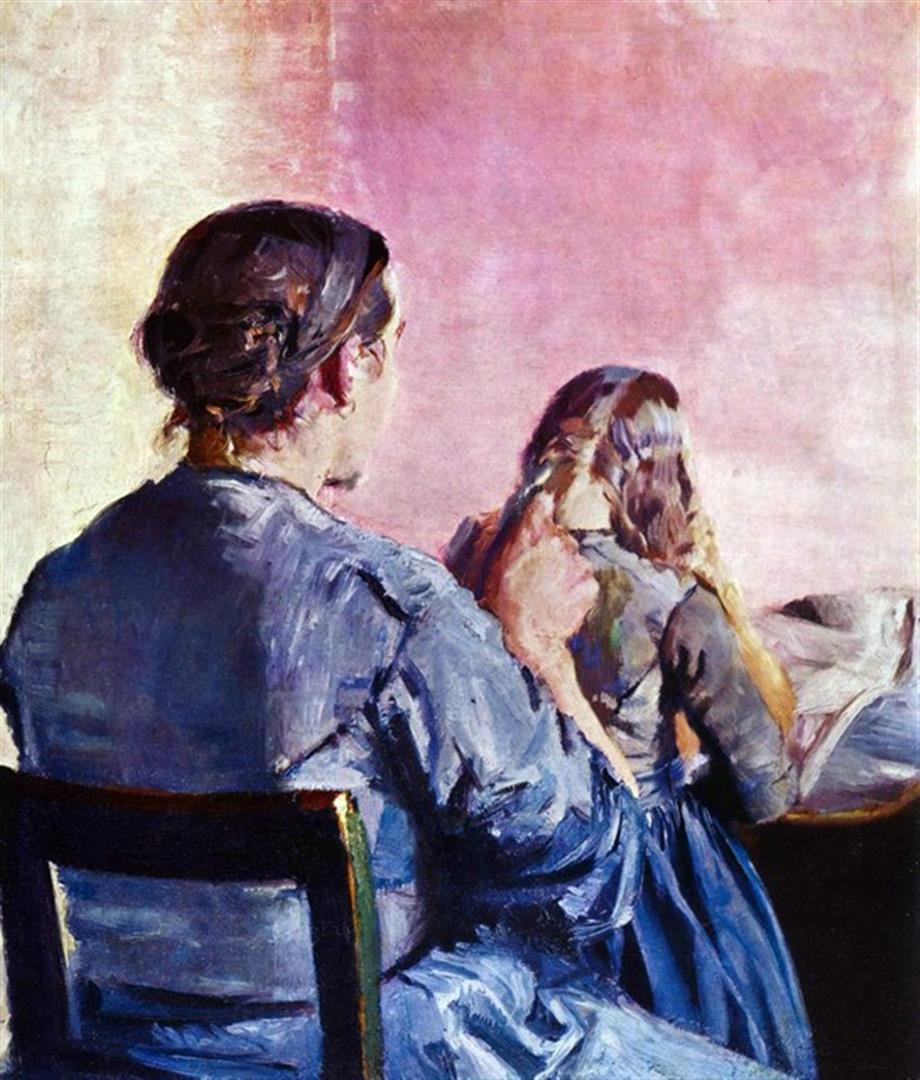 Krohg - Braiding Hair