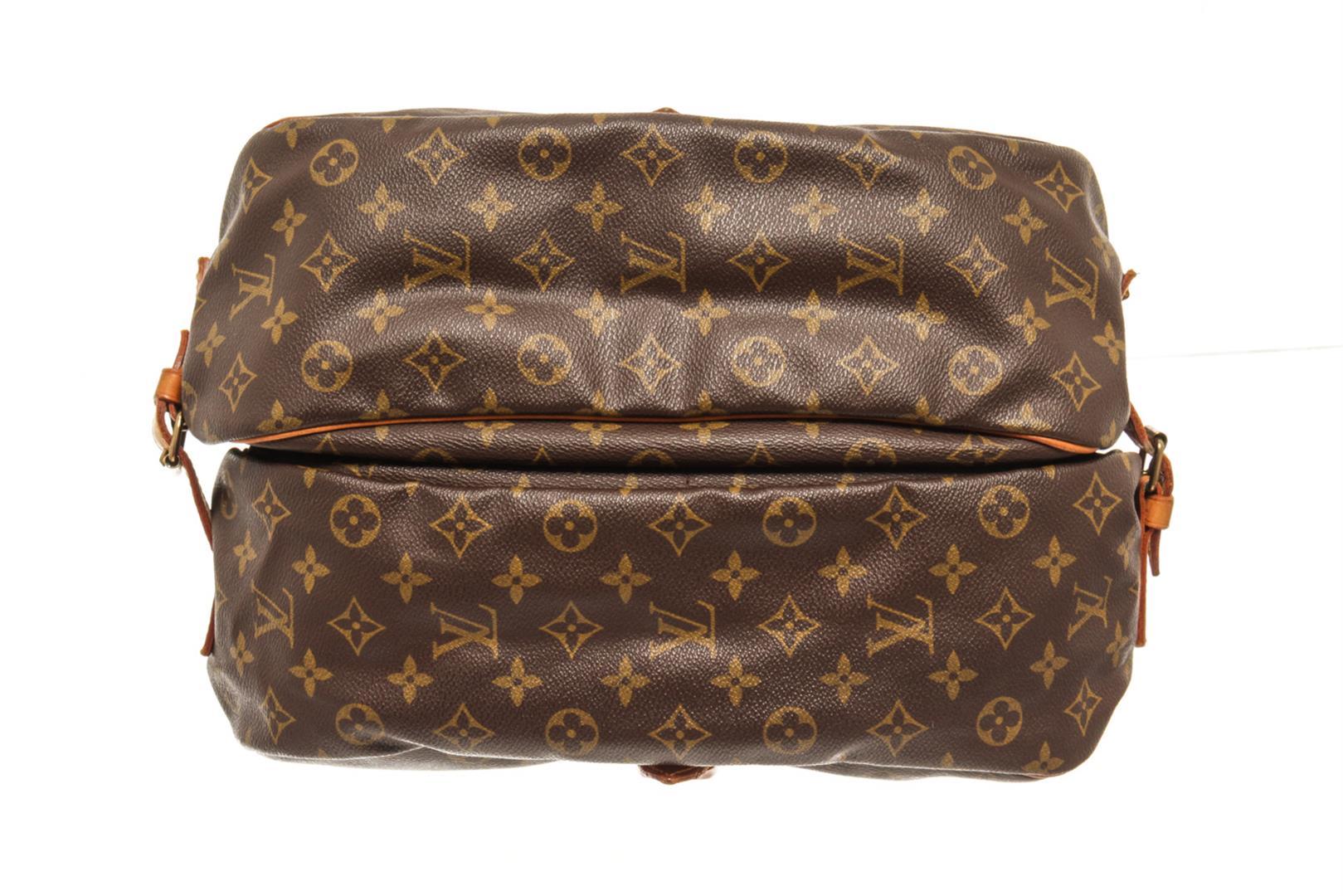 Louis Vuitton Brown monogram Saumur 35 Crossbody Bag