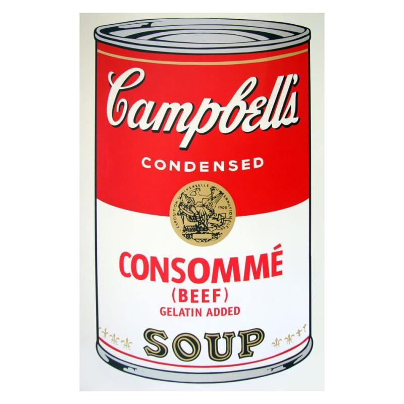 Soup Can 11.52 (Consomme) by Sunday B. Morning