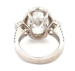 6.30 ctw Diamond Ring - 14KT White Gold