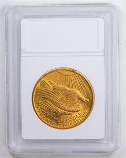 1908 $20 Saint Gaudens Double Eagle Gold Coin