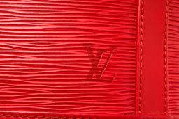 Louis Vuitton Red Epi Leather Randonnee PM Backpack