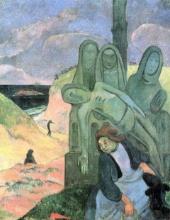 Paul Gauguin - Green Christ