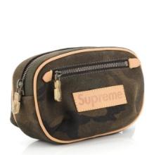 Louis Vuitton x Supreme Green Camo Canvas Limited Edition Bum Bag