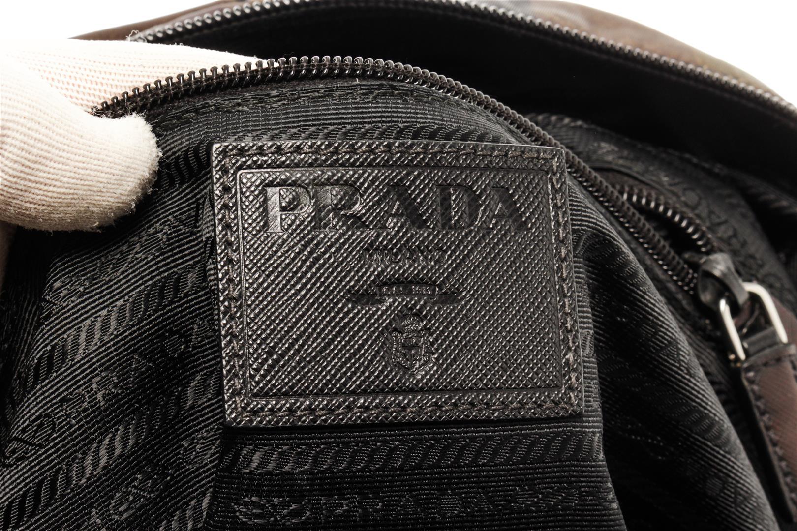 Prada Camo Nylon Double zip Medium Backpack