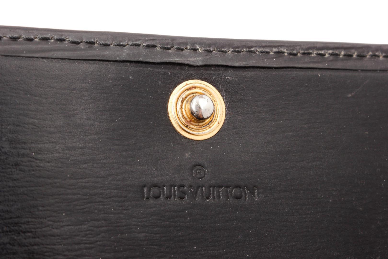 Louis Vuitton Black Epi Leather International Wallet