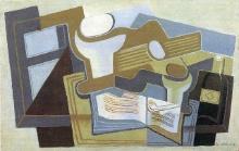 Juan Gris - Guitar And Fruit Bowl [3]