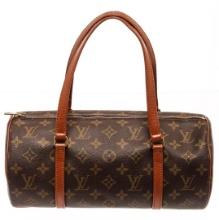 Louis Vuitton Brown Monogram Papillon 30 Shoulder Bag