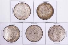 1887-1891 Morgan Silver Dollar Coin Collector's Set