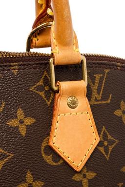 Louis Vuitton Brown Monogram Canvas Alma PM Satchel Bag