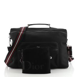 Christian Dior Messenger Bag Printed Canvas Large