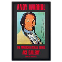 The American Indian Series (Black) by Warhol (1928-1987)