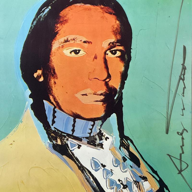 The American Indian Series (Black) by Warhol (1928-1987)