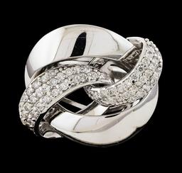 0.51 ctw Diamond Ring - 14KT White Gold