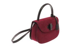 Gucci Burgandy Maroon Velvet Top Handle Bag