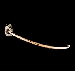 0.45 ctw Diamond Bracelet - 14KT Two-Tone Gold