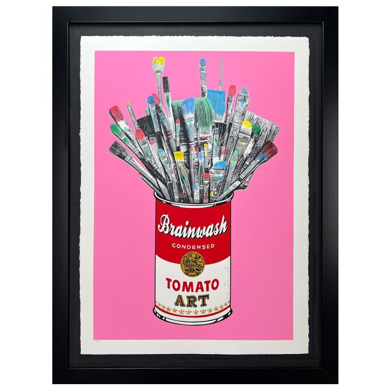 Tomato Pop (Pink) by Mr Brainwash