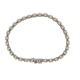 7.58 ctw Diamond Tennis Bracelet - 14KT White Gold