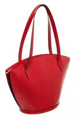 Louis Vuitton Red Epi Leather Saint Jacques Shoulder Bag