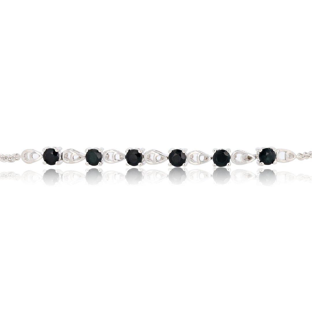 2.36 ctw Blue Sapphire Bracelet