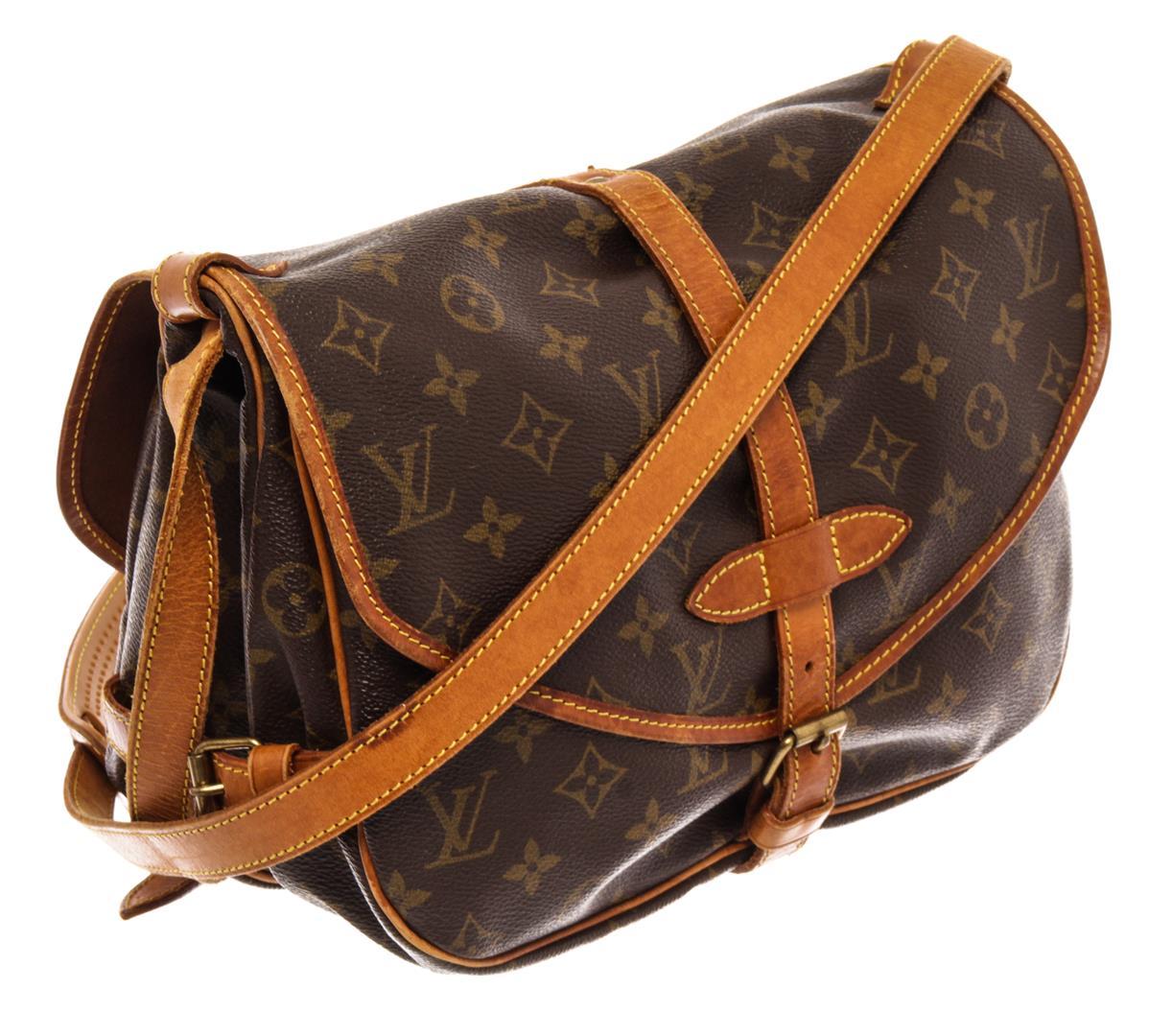Louis Vuitton Brown Monogram Canvas Saumur 30cm Shoulder Bag