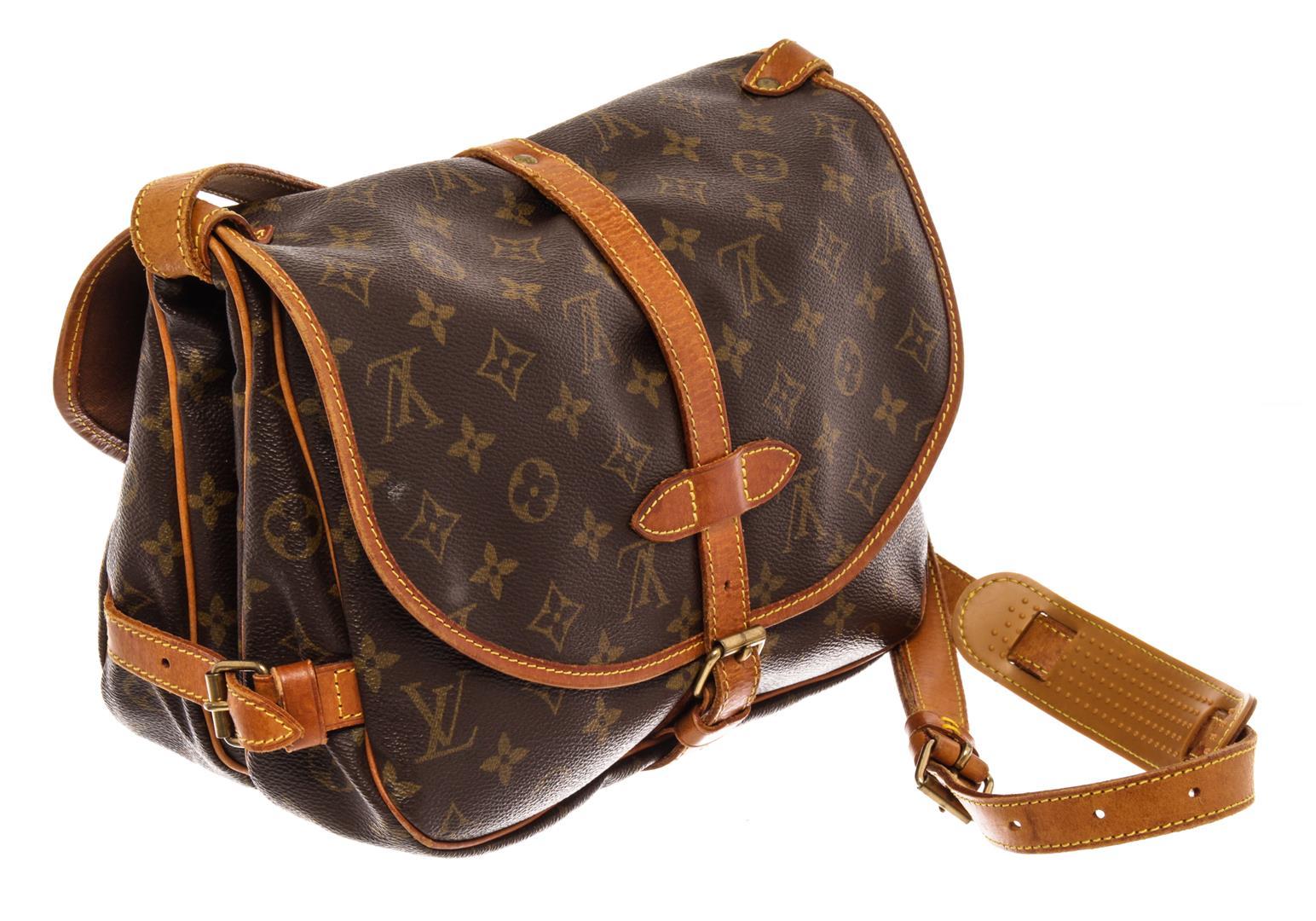 Louis Vuitton Brown Monogram Canvas Saumur 30cm Shoulder Bag