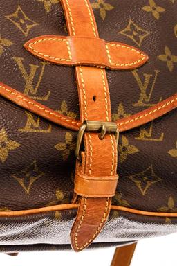 Louis Vuitton Brown Monogram Canvas Saumur 30cm Shoulder Bag