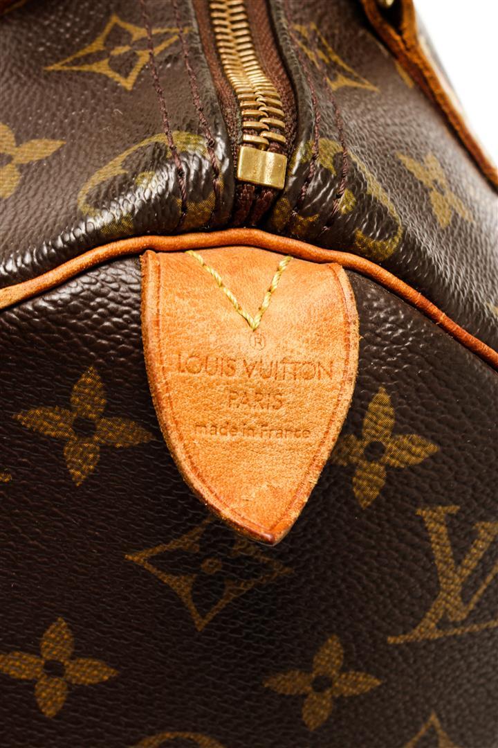 Louis Vuitton Brown Monogram Canvas Speedy 25cm Satchel Bag