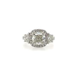 4.28 ctw Diamond Ring - 14T White Gold