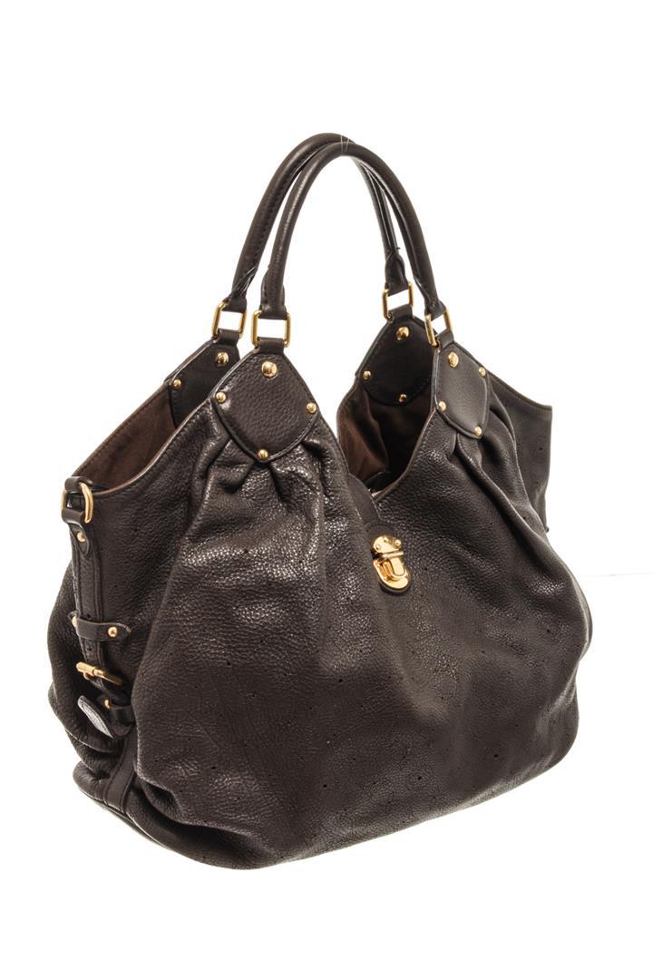 Louis Vuitton Brown Mahina Leather Hobo Bag