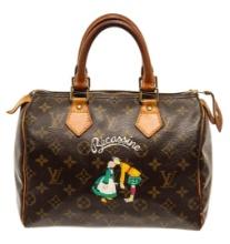 Louis Vuitton Brown Monogram Canvas Speedy 25cm Satchel Bag