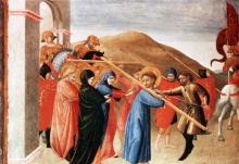 Sassetta - Christ Carrying the Cross