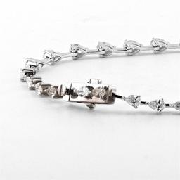 3.64 ctw VS1 to VS2 CLARITY 18K White Gold Bracelet