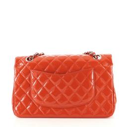 Chanel Classic Double Flap Bag Quilted Patent Medium