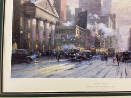 Thomas Kinkade "Snow on Seventh Avenue 1932"