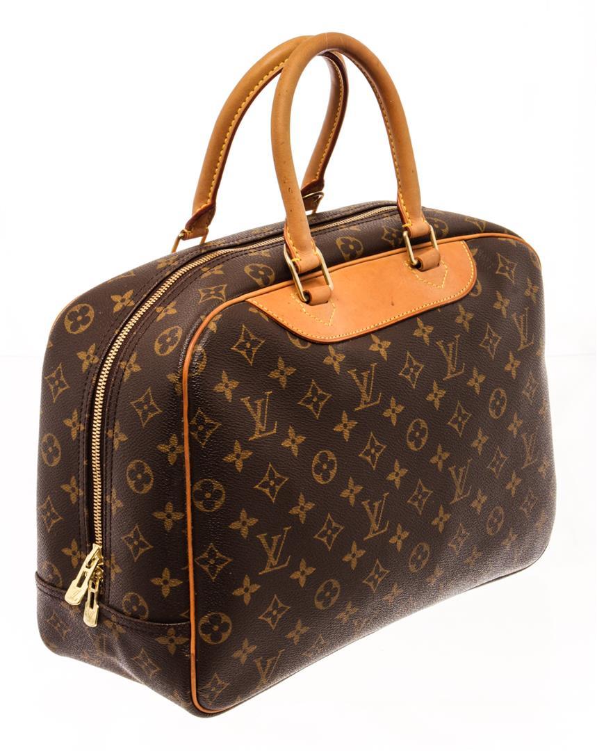 Louis Vuitton Brown Monogram Deauville Shoulder Bag