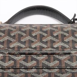 Goyard Black Goyardine Coated Canvas Chypre Deux Soufflets Briefcase Bag