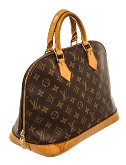 Louis Vuitton Brown Monogram Canvas Alma PM Satchel Bag