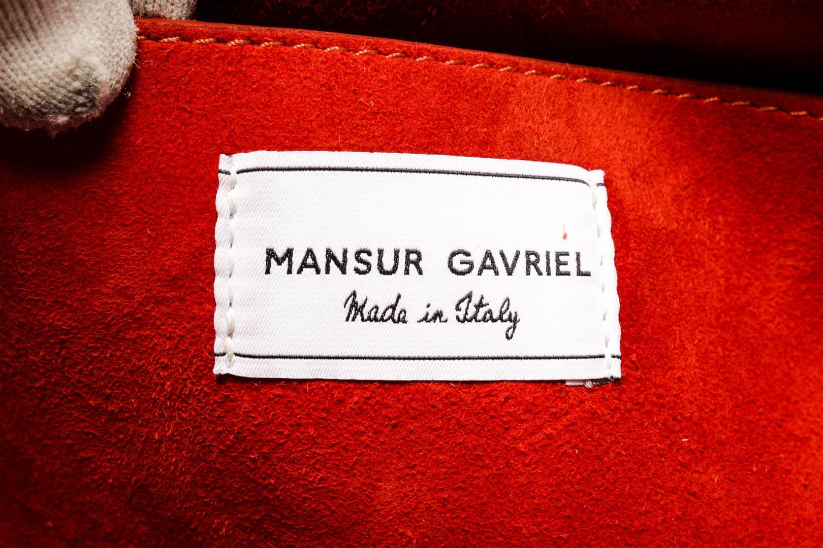 Mansur Gavriel Red Suede Soft Elegant Handbag