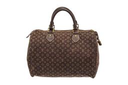 Louis Vuitton Brown Monogram Canvas Speedy 30 Satchel Bag