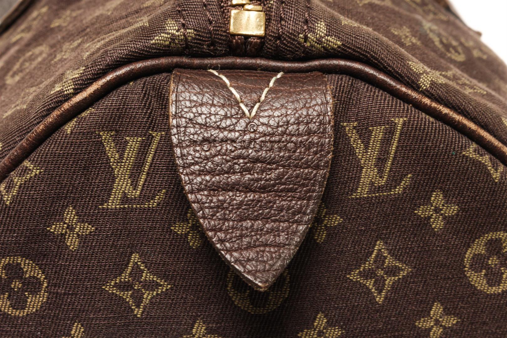 Louis Vuitton Brown Monogram Canvas Speedy 30 Satchel Bag