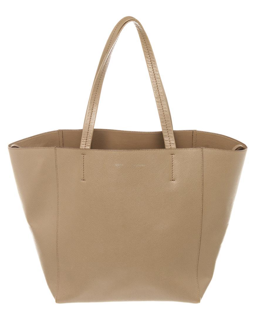 Celine Beige Calfskin Leather Cabas Horizontal Phantom Tote Bag