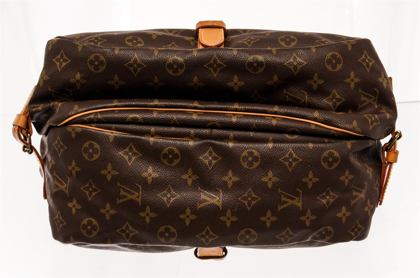 Louis Vuitton Brown Monogram Canvas Saumur 35 Shoulder Bag