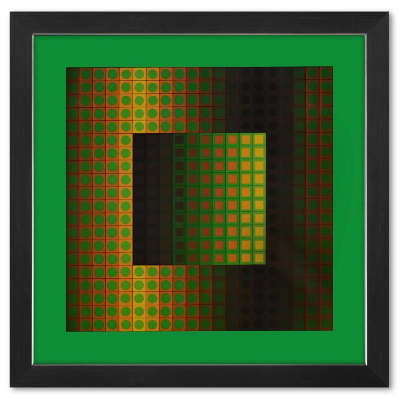 Zett - ZS de la serie Folklore Planetaire by Vasarely (1908-1997)