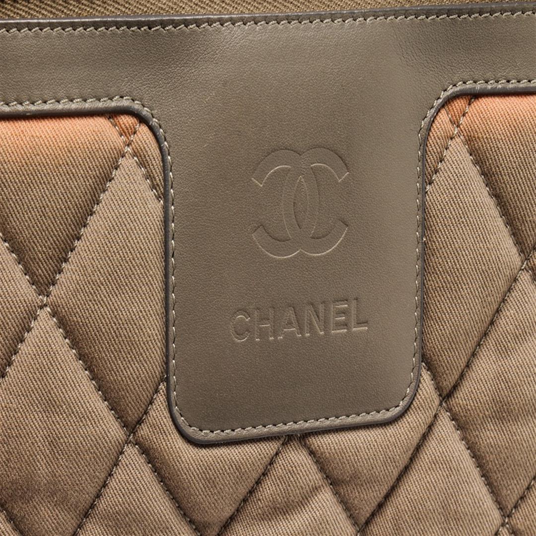 Chanel Beige Quilted Coco Cocoon Tote Bag