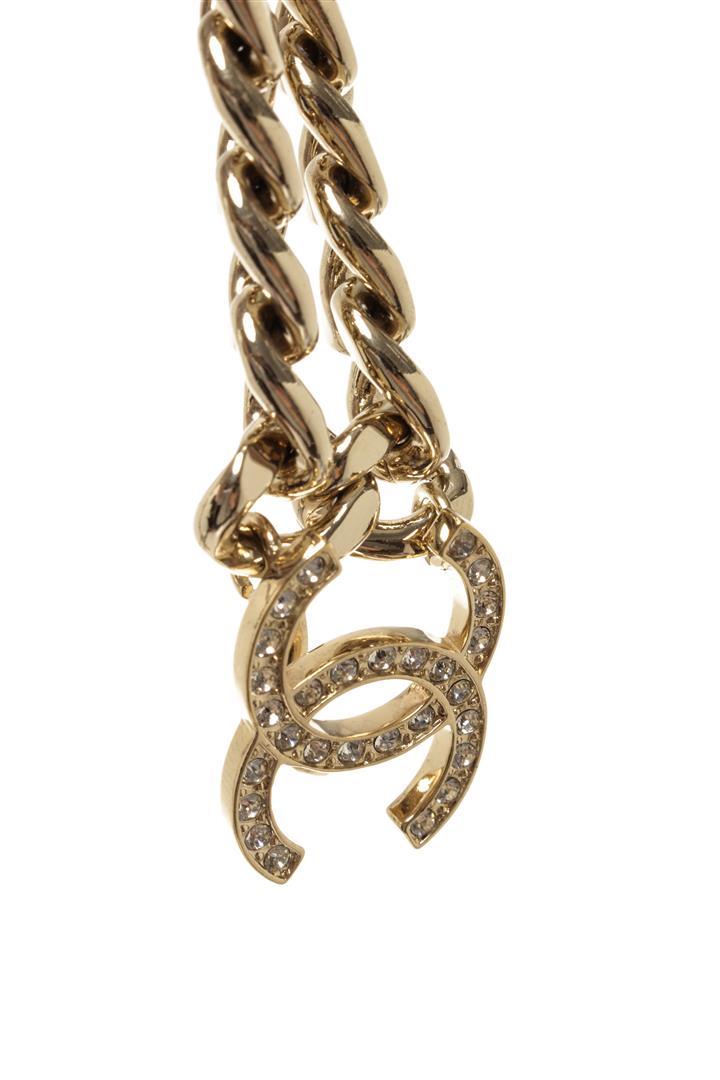 Chanel Gold-tone CC Lipstick Chain