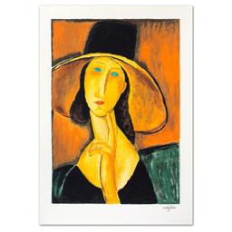 Protrait Of A Woman With Hat by Modigliani, Amedeo